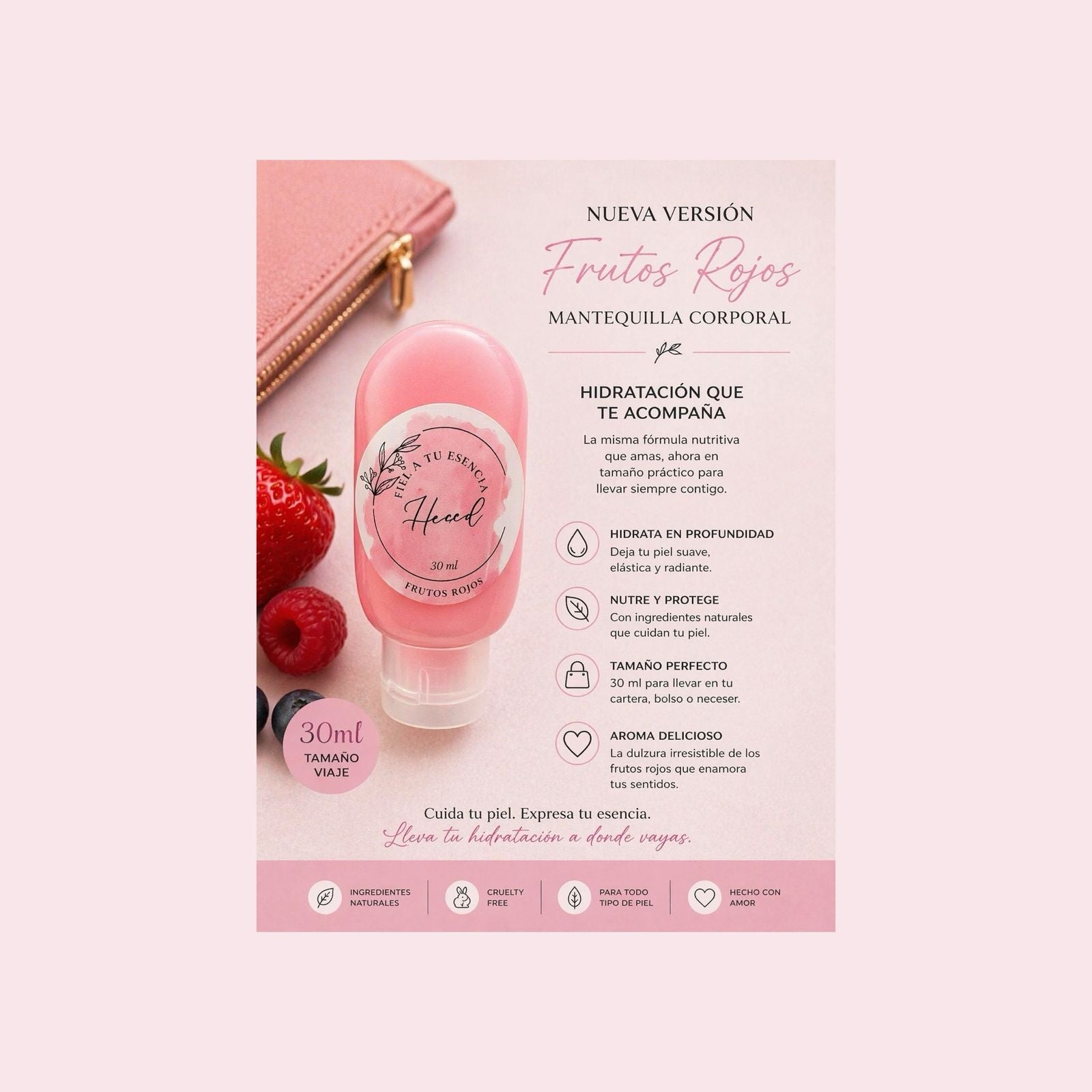 Mantequilla corporal frutos rojos x30ml